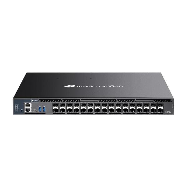 Omada SX6632YF - 26-Port 10G Stackable L3 Managed Aggregation Switch with 6 25G Slots, 26 10G SFP+ Slots, 6 25G SFP28 Slots, RJ45/Type C USB Console Port, Management Port, 2 USB3.0 Ports, 1U 19-inc [SX6632YF]