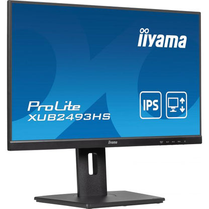 Iiyama ProLite 24 inch - Full HD IPS LED Monitor - 1920x1080 - Pivot / HAS [XUB2493HS-B6]