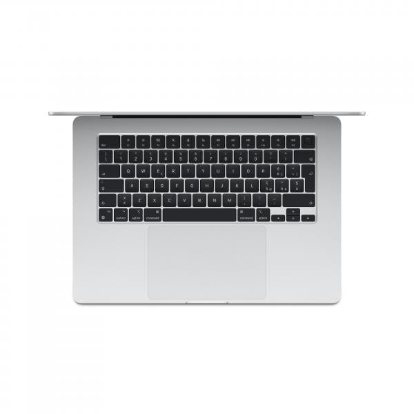 Apple MacBook Air 15'' M3 chip con core 8 CPU e core 10 GPU, 16GB, 512GB SSD Argento [MXD23T/A]