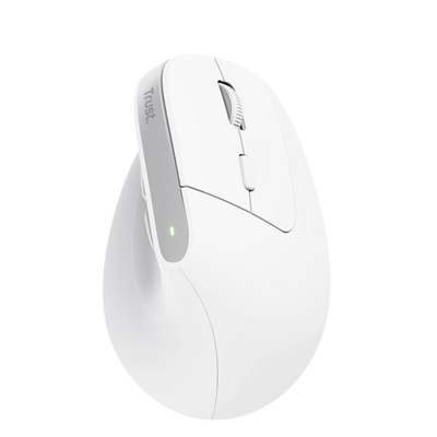 TRUST MOUSE BAYO ERGONOMICO WIRELESS, BIANCO [25399]