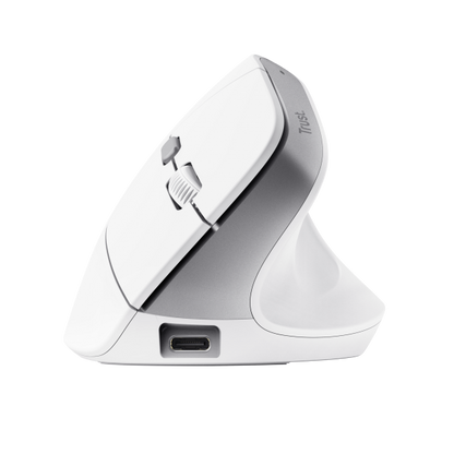 TRUST MOUSE BAYO II ERGONOMICO WIRELESS, BIANCO [25398]