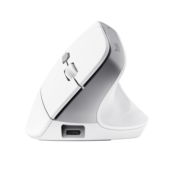 TRUST MOUSE BAYO II ERGONOMICO WIRELESS, BIANCO [25398]