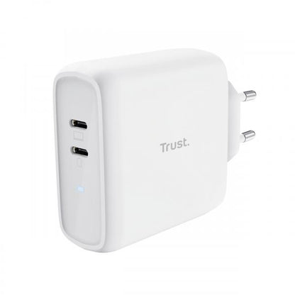 TRUST CARICATORE MAXO 65W 2P USB-C, BIANCO [25381]