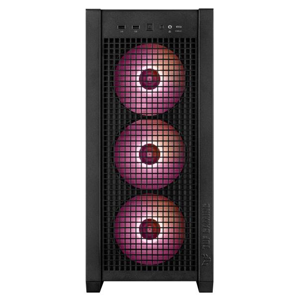 ASUS CASE TUF GAMING GT302 TG ARGB BLACK [90DC00I0-B19000]