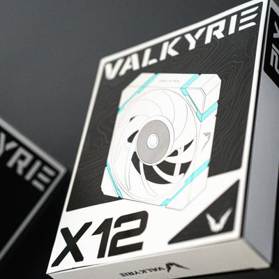 VALKYRIE VENTOLE CASE X12F ARGB WHITE FAN REVERSE 120mm VK-FANX12RW [VK-FANX12RW]