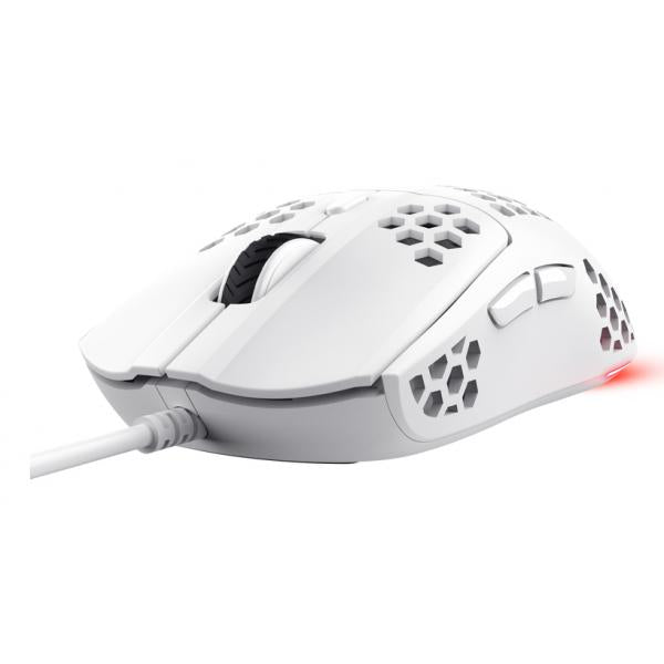 TRUST MOUSE GXT928W HELOX LIGHTWEIGHT, BIANCO [25389]