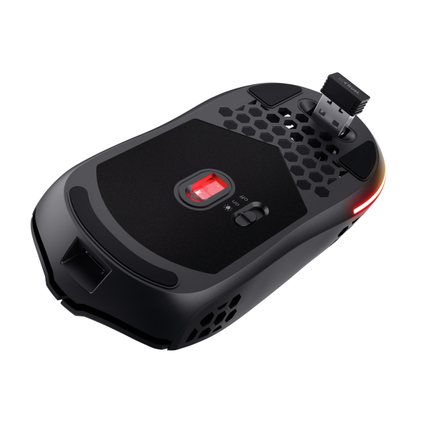 TRUST MOUSE GAMING GXT929 HELOX WIRELESS LIGHTWEIGHT, NERO [25307]