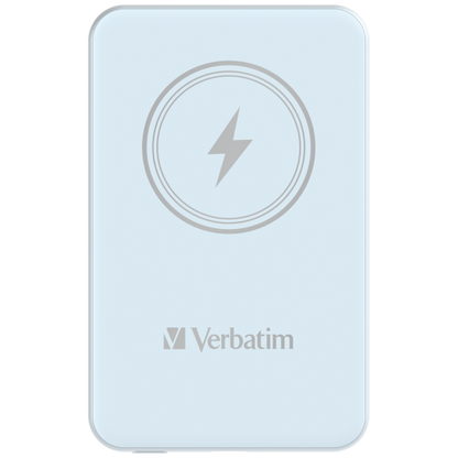 Verbatim Charge 'n' Go Polimeri di litio (LiPo) 5000 mAh Carica wireless Blu [32242] - ITPartners