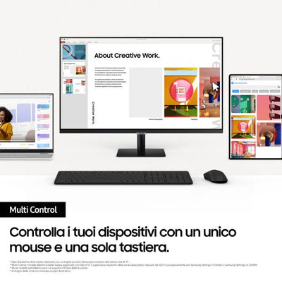 Samsung Smart Monitor M7 - M70D da 32'' UHD Flat [LS32DM700UUXEN]