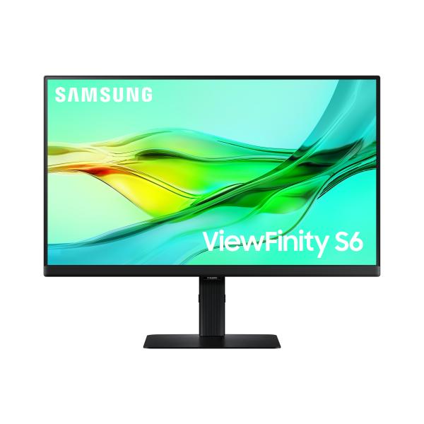 SAMSUNG MONITOR 24 LED IPS 16:9 QHD 5MS 350 CDM 100hz, PIVOT, USB-C DOCK, DP/HDMI, VIEWFINITY S6 S24D60U [LS24D600UAUXEN]