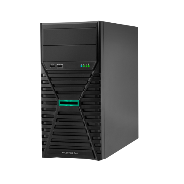 HPE SERVER PROLIANT ML30 GEN11 E-2434 3.4GHZ 4C 1P 32GB-DR 8SFF VROC 2X480GB SATA SSD 800W RPS EU SE [P71387-425]