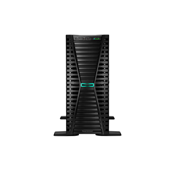 HPE SERVER PROLIANT ML110 GEN11 4510 12-CORE 1P 64GB-R MR408I-O 8SFF 2X480GB SSD 2X1000W RPS EU SERV [P71659-425]