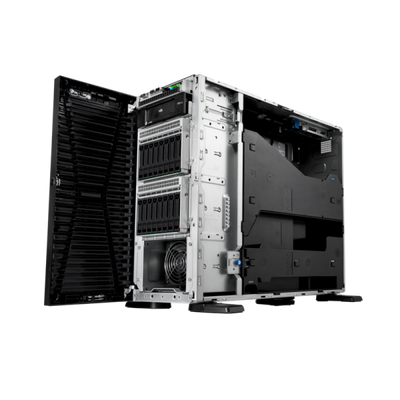 HPE SERVER PROLIANT ML110 GEN11 4510 12-CORE 1P 64GB-R MR408I-O 8SFF 2X480GB SSD 2X1000W RPS EU SERV [P71659-425]