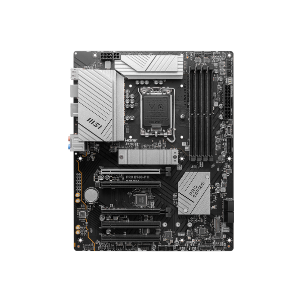 MSI MB PRO B760-P II,B760,LGA1700,4DDR5,5PCI-EX16,2M.2,4SATA3,1USB3.2 GEN2,7USB3.2 GEN1,6USB2.0 [PRO B760-P II]