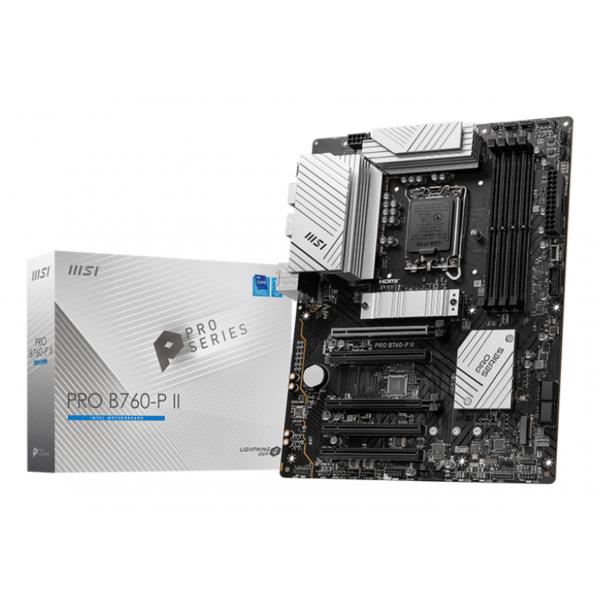 MSI MB PRO B760-P II,B760,LGA1700,4DDR5,5PCI-EX16,2M.2,4SATA3,1USB3.2 GEN2,7USB3.2 GEN1,6USB2.0 [PRO B760-P II]
