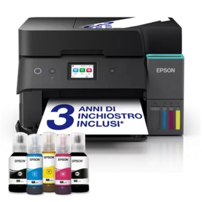 STAMPANTE EPSON MFC INK EcoTank ET-4950 C11CL40402 A4 4in1 35PPM STAMPA F/R 250 FG USB, Ethernet, Wi-Fi Direct, LAN Fino:12/12 [C11CL40402]