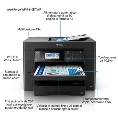 Epson WorkForce Pro WorkForce WF-7840DTWF [C11CH67402]