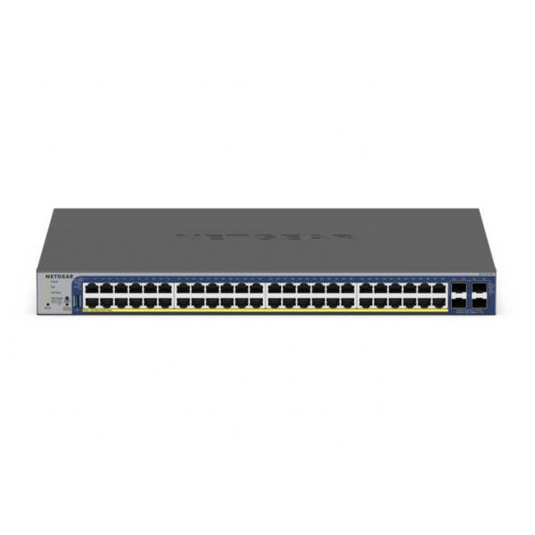 NETGEAR GS752TXP Gestito L2/L3/L4 10G Ethernet (100/1000/10000) Supporto Power over Ethernet (PoE) Nero [GS752TXP-300EUS]