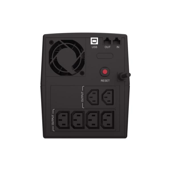 Conceptronic 1500VA 900W UPS - IEC x 6 - HID USB - RJ45 In/Out - AVR [ZEUS08E]