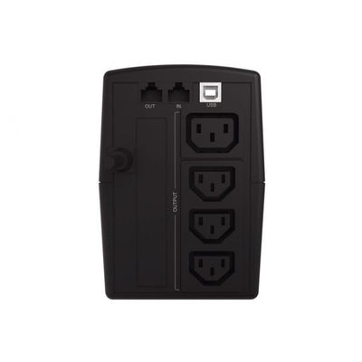 Conceptronic 1000VA 600W UPS - IEC x 4 - HID USB - RJ45 In/Out - AVR [ZEUS07E]