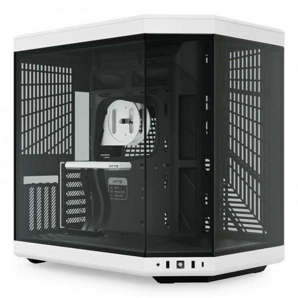HYTE CASE MID TOWER DC Y70 BLK/WHT 4xSLOTS GPU 3*TG CS-HYTE-Y70-BW [CS-HYTE-Y70-BW]