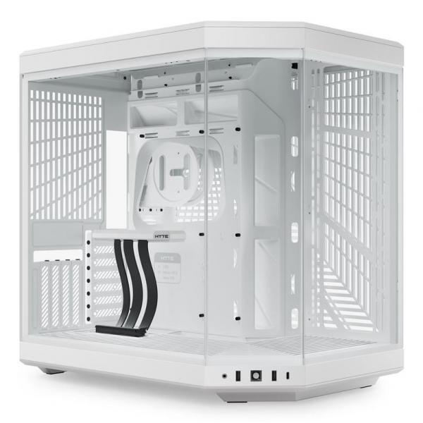 HYTE CASE MID TOWER DC Y70 WHT/WHT 4xSLOTS GPU 3*TG CS-HYTE-Y70-WW [CS-HYTE-Y70-WW]