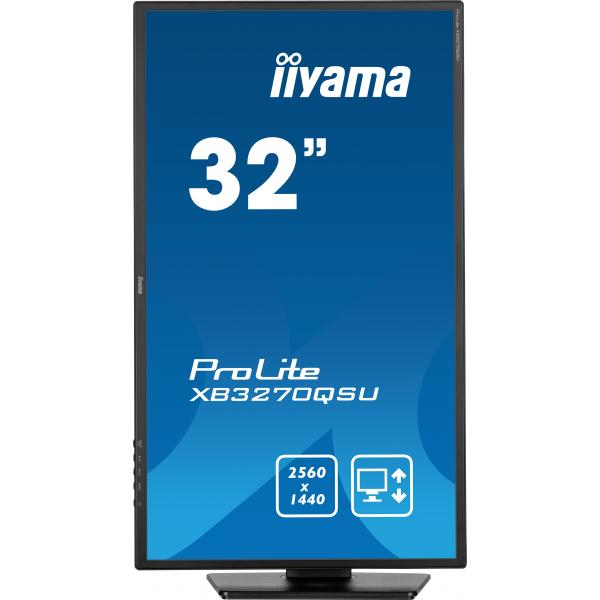 Iiyama ProLite 32 inch - Quad HD IPS LED Monitor - 2560x1440 - Pivot / HAS [XB3270QSU-B1]