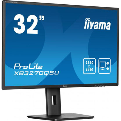 Iiyama ProLite 32 inch - Quad HD IPS LED Monitor - 2560x1440 - Pivot / HAS [XB3270QSU-B1]