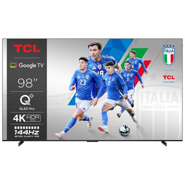 TCL SMART E GOOGLE TV 98" 4K UHD DARK SILVER [98C655]