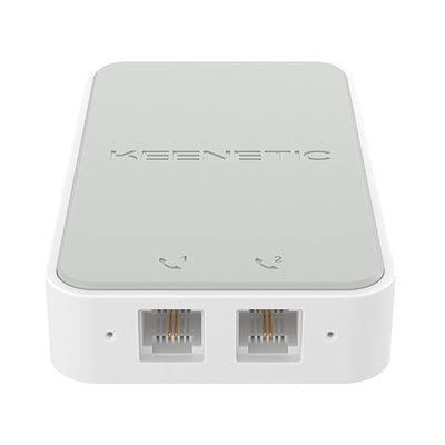 KEENETIC Linear (KN-3110), Adattatore VoIP 2 porte FXS RJ11, compatibile con tutti gli operatori [KN-3110-01EN]