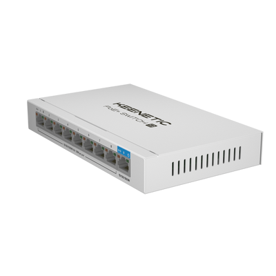 KEENETIC POE+ SWITCH 9 (KN-4710), SWITCH 1 PORTA 1GBPS + 8 PORTE 1 GBPS POE+, 30W 802.3af/at (PoE+) [KN-4710-01-EU]