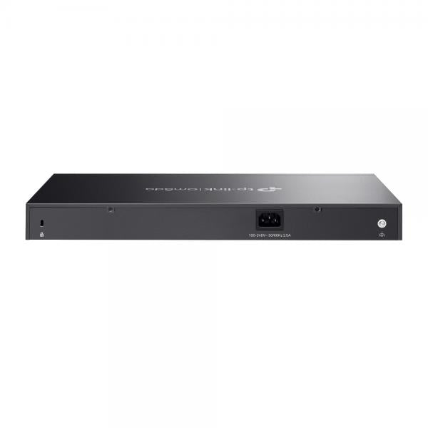 TP-Link - SG2428LP - Omada 28-Port Gigabit Smart Switch with 16-Port PoE+, 24 Gigabit Ports (16PoE+ and 8 Non-PoE), 4 Gigabit SFP Slots, 16 802.3at/af, 150 W PoE Power, 1U 19-inch Rack-mountable [SG2428LP]