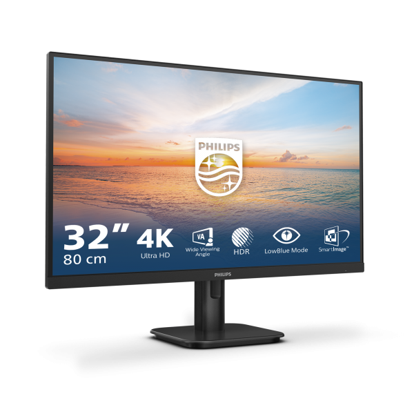 PHILIPS MONITOR 31,5 LED VA 16:9 4K UHD 4MS 300 CDM, DP/HDMI, MULTIMEDIALE [32E1N1800LA]