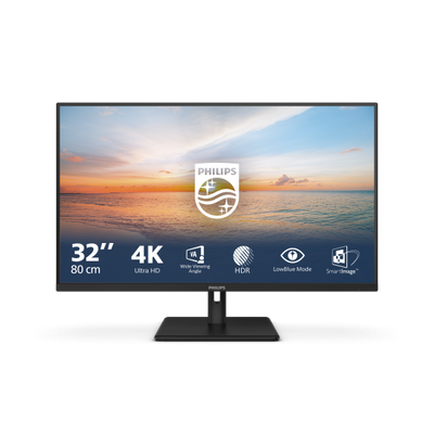 PHILIPS MONITOR 31,5 LED VA 16:9 4K UHD 4MS 300 CDM, DP/HDMI, MULTIMEDIALE [32E1N1800LA]