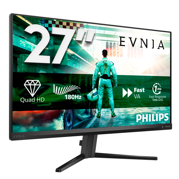 PHILIPS MONITOR GAMING 27 LED VA 16:9 QHD 1MS 180hz 300 CDM, DP/HDMI [27M2N3500NL]
