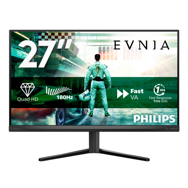 PHILIPS MONITOR GAMING 27 LED VA 16:9 QHD 1MS 180hz 300 CDM, DP/HDMI [27M2N3500NL]