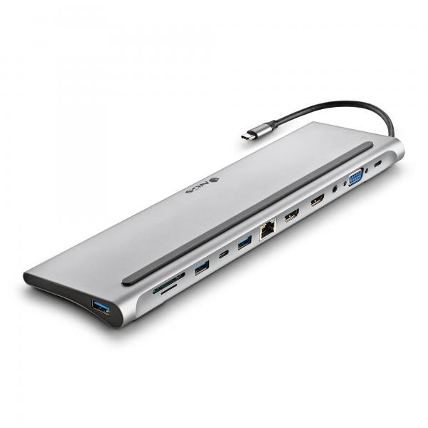 NGS DOCKING TYPE-C OUTPUT: USB 2.0 + 2x USB 3.0 + 2x HDMI + VGA + AUDIO + PD + RJ45 + USB C + SD/TF [WONDERDOCK12]