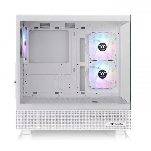 THERMALTAKE CASE M.TOWER VIEW 270 PLUS TG ARGB SNOW 3*120mm WHITE ARGB Hyd [CA-1Y7-00M6WN-01]
