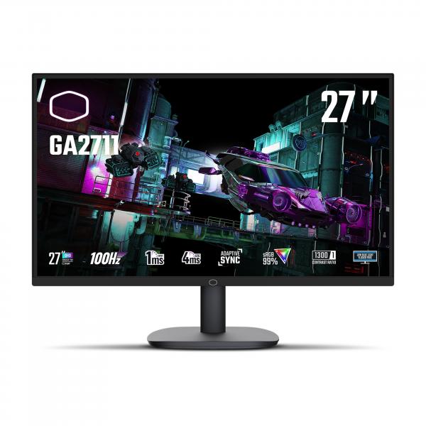 COOLER MASTER MONITOR 27 LED IPS QHD 16:9 1MS 250 CDM 100HZ, DP/HDMI [CMI-GA2711-EU]