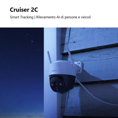 IMOU TELECAMERE IP CRUISER 2C 2K PTZ IP/WI-FI FULL-COLOR 2MP 3.6 MM IR [IPC-S7CP-3M0WE]