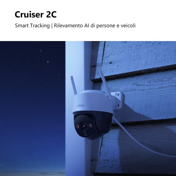 IMOU TELECAMERE IP CRUISER 2C 2K PTZ IP/WI-FI FULL-COLOR 2MP 3.6 MM IR [IPC-S7CP-3M0WE]