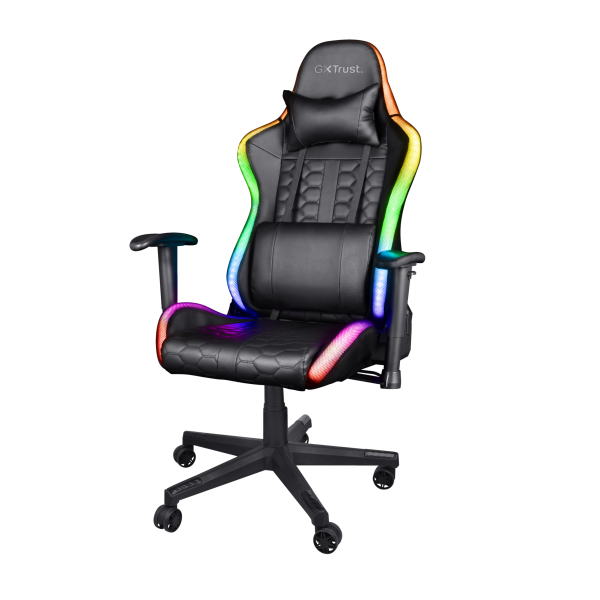 Trust GXT 716 Rizza Sedia per gaming universale Sedia tappezzata Nero [25376]