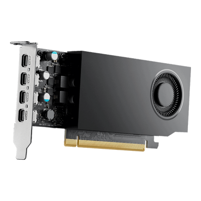 PNY VGA QUADRO RTX A1000, 8GB GDDR6, 4x mDP, 4x mDP tp AD adapter, 1x LP BRACKET, LOW PROFILE [VCNRTXA1000-PB]