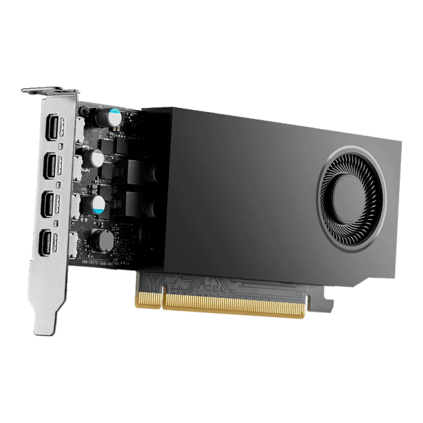 PNY VGA QUADRO RTX A1000, 8GB GDDR6, 4x mDP, 4x mDP tp AD adapter, 1x LP BRACKET, LOW PROFILE [VCNRTXA1000-PB]