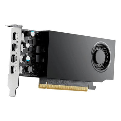 PNY VGA QUADRO RTX A400, 4GB GDDR6, 4x mDP, 3x mDP to DP adapter, 1x ATX BRACKET, LOW PROFILE [VCNRTXA400-PB]