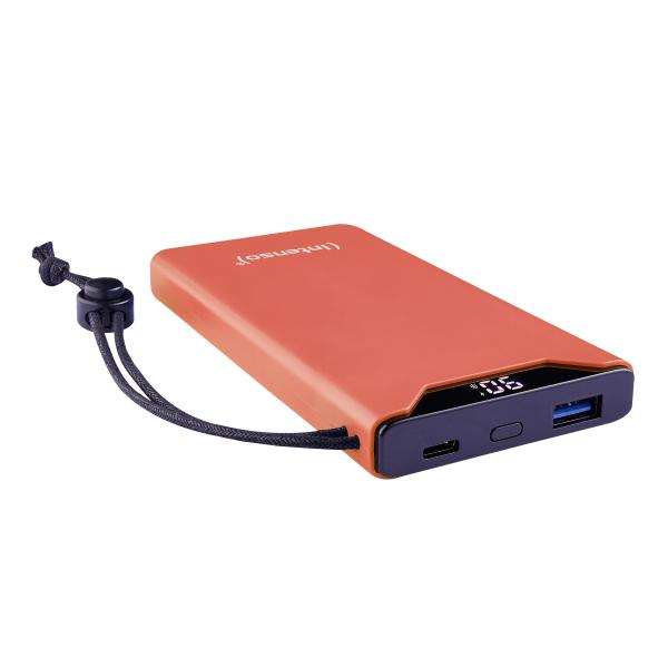 INTENSO POWER BANK F10000, PD, QUALCOMM QUICK CHARGE 3.0, DIGITAL PERCENTAGE DISPLAY, ARANCIO [7332038]