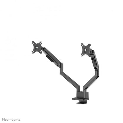 Neomounts NEXT Slim Dual Monitor Arm - 17-32inch - 1-9 kg/screen (curved 8 kg/screen) - Gas Spring - 180 Degrees - Stop Mechanism - Topfix [DS70-250BL2]