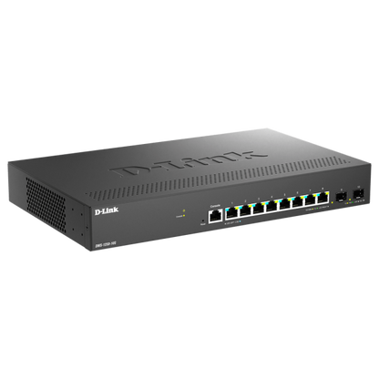 D-LINK SWITCH 10-PORT MULTI-GIGABIT SMART MANAGED SWITCH INCLUDING 8 MULTI-GIGABIT 2.5G AND 2 10G SF [DMS-1250-10S]