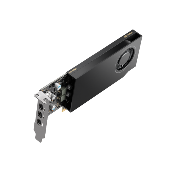 PNY VGA QUADRO RTX A1000 8GB, 4x MINI DP, 1x LP BRACKET, LOW PROFILE, OEM VERS [VCNRTXA1000-SB]