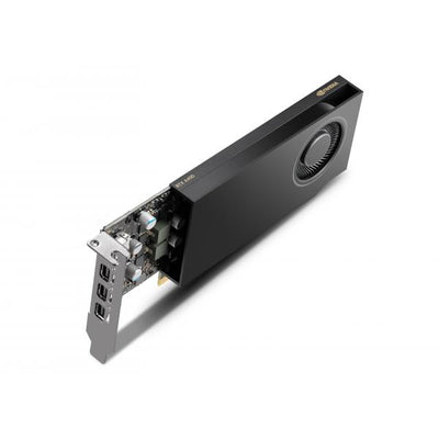 PNY VGA QUADRO RTX A400, 4GB GDDR6,1x ATX BRACKET, 4x mDP, LOW PROFILE, OEM VERS [VCNRTXA400-SB]